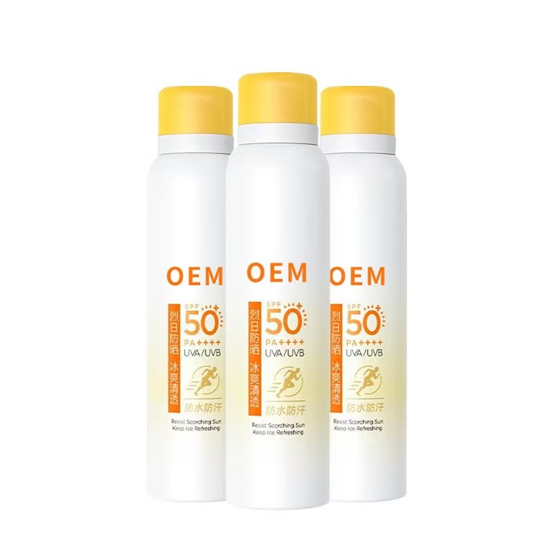 Little Yellow Hat Sunscreen Spray小黄帽防晒喷雾 Little Yellow Hat Sunscreen Spray aerosol factory china aerosol manufacture chinese spray factory spray manufacture OEM ODM - Image 1