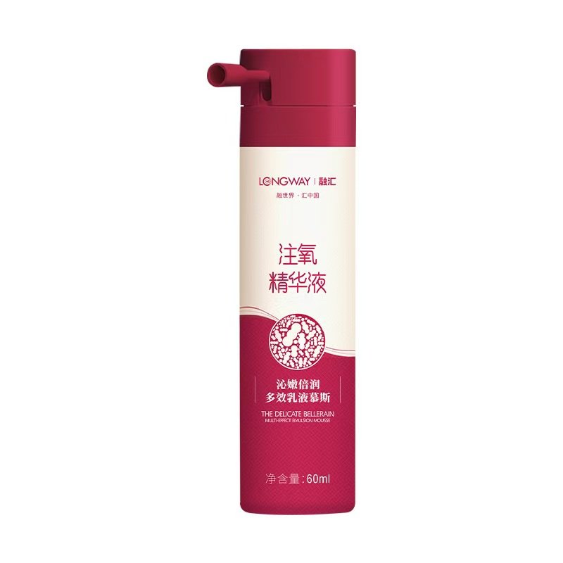 Oxygen Infusion Essence Mousse Spray 60ml注氧精华液慕斯喷雾60ml Oxygen Infusion Essence Mousse Spray 60ml aerosol factory china aerosol manufacture chinese spray factory spray manufacture OEM ODM - Image 1